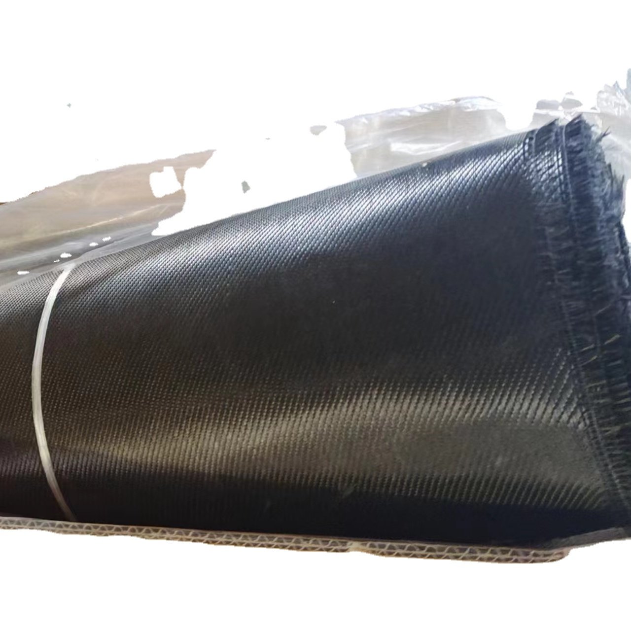 Black Fibreglass Woven Roving Cloth Supplies Fiberglass Cloth Used for Boat Hulls Materials Bulk